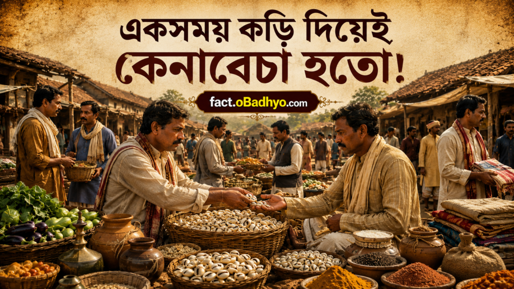 কড়ি (Cowrie Shell) কী? একসময় কি সত্যিই কড়ি দিয়ে কেনাবেচা হতো?